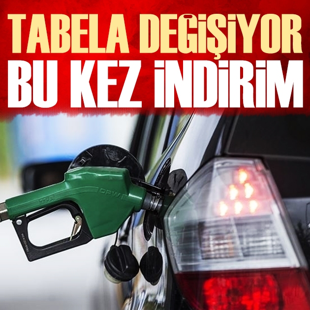 Akaryakıtta tabela değişiyor: Bu kez indirim!
