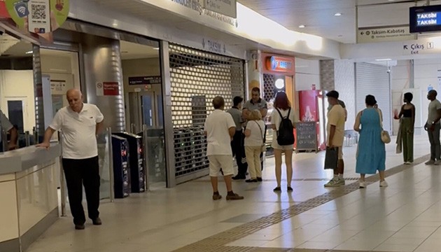 Taksim-Kabataş hattında seferler normale döndü