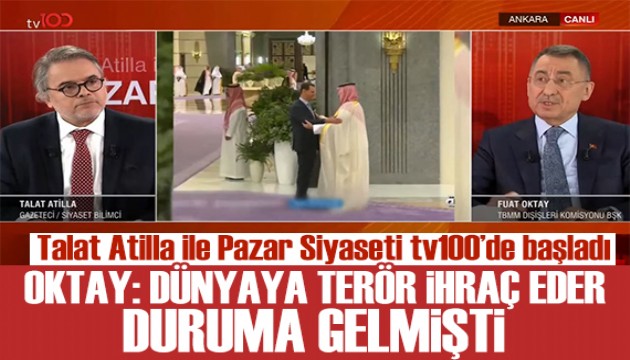 TALAT ATİLLA İLE PAZAR SİYASETİ tv100 EKRANLARINDA BAŞLADI! Fuat Oktay: Esad yönetimi kendi ordusu tarafından bile terk edilmiş durumdaydı