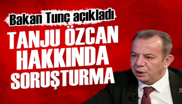 Tanju Özcan hakkında soruşturma başlatıldı