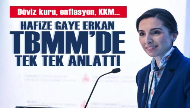 TCMB Başkanı Hafize Gaye Erkan: Enflasyon tek haneye inene kadar tüm enstrümanları kararlılıkla kullanacağız