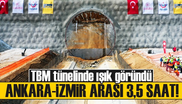 Türkiye'nin en geniş TBM tünelinde ışık göründü!