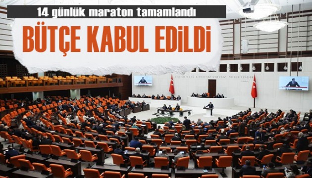 2024 bütçesi TBMM'de kabul edildi!