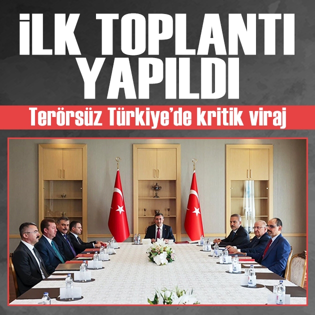 Beştepe'de kritik toplantı gerçekleştirildi