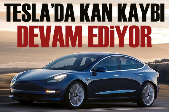 Tesla'da kan kaybı devam ediyor