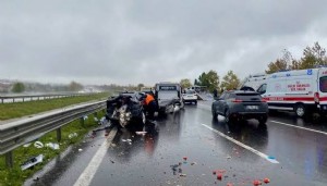 Belediye Başkan Vekili kaza geçirdi