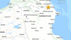 Azerbaycan'da korkutan deprem