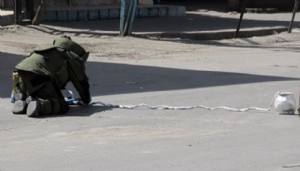 Sokak ortasında bomba paniği