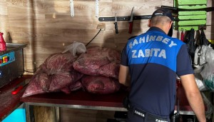 500 kilo et ve ciğer imha edildi