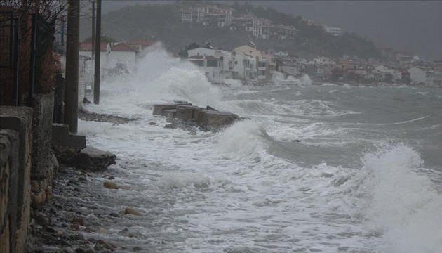 Marmara'nın batısı için 'fırtına' uyarısı