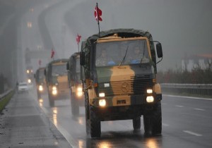 Sınıra askeri sevkiyat devam ediyor