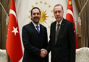 Erdoğan Hariri'yi kabul etti