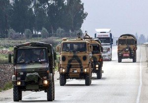 Sınıra askeri sevkiyat devam ediyor