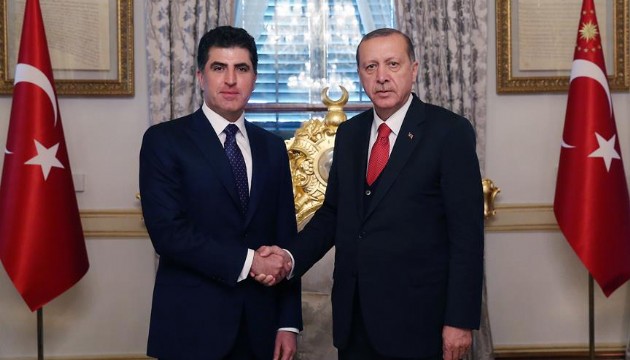 Cumhurbaşkanı Erdoğan, IKBY Başkanı Neçirvan Barzani ile görüştü