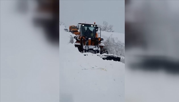 Yüksekova-Şemdinli kara yolunda çığ!