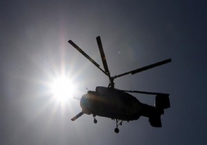 Ukrayna'da helikopter düştü