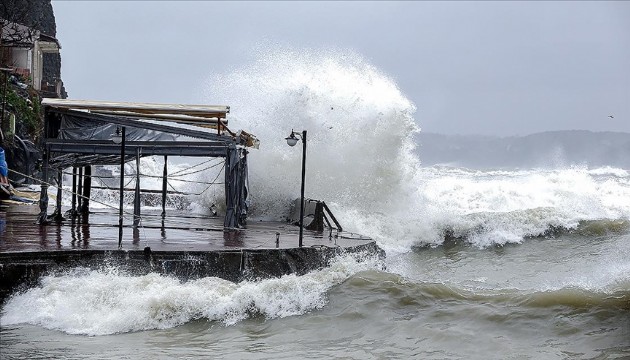 Marmara ve Kuzey Ege için lodos uyarısı