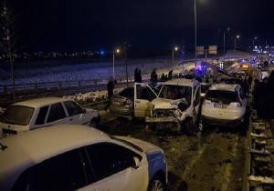 Başkentte zincirleme trafik kazası