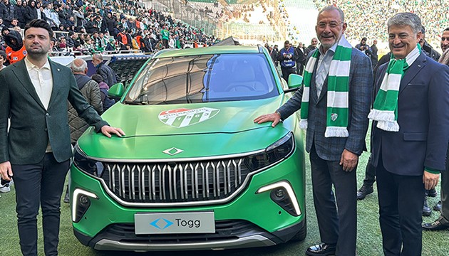 Bursaspor'un yeni sponsoru TOGG oldu