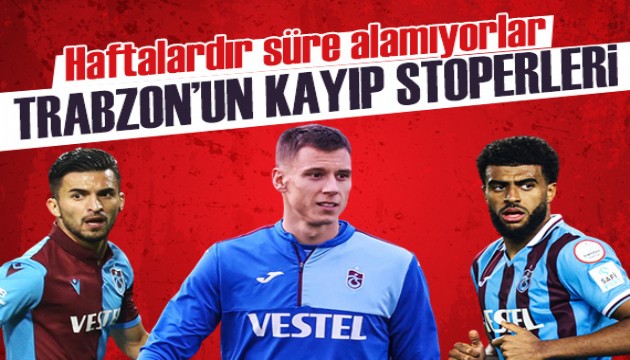 Trabzonspor'un kayıp stoperleri