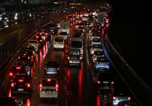 İstanbul'da trafik çilesi!