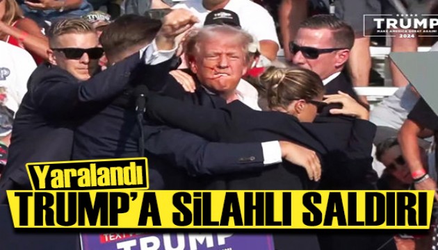 ABD başkan adayı Donald Trump'a silahlı saldırı