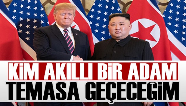 Trump'tan Kuzey Kore lideriyle ilgili mesaj: Akıllı adam