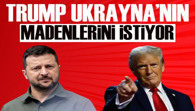 Trump, ABD'nin yaptığı yardımlara karşılık Ukrayna'dan yer altı madenlerini istiyor