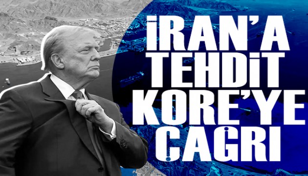 Trump İran'ı tehdit etti, Kore'ye çağrı yaptı