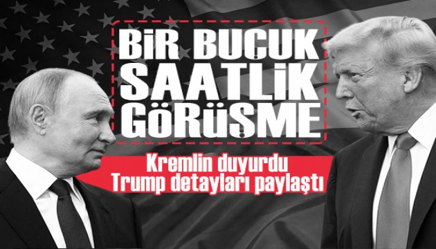 Trump ile Putin'den 1,5 saatlik görüşme