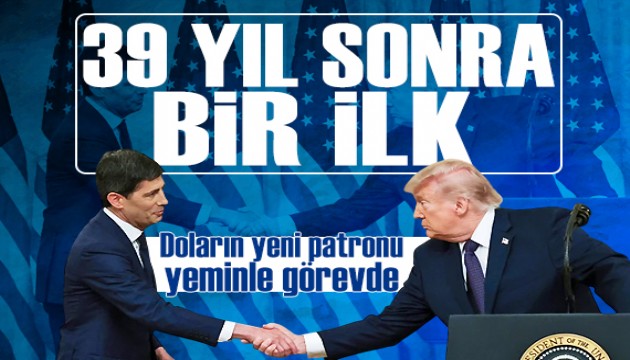 Doların yeni patronu yemin ederek göreve başladı