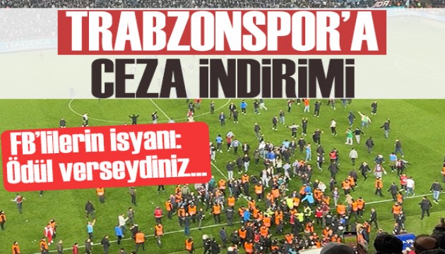 Trabzonspor'a ceza indirimi