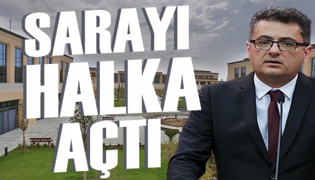 KKTC Cumhurbaşkanı Erhürman sarayı halka açtı