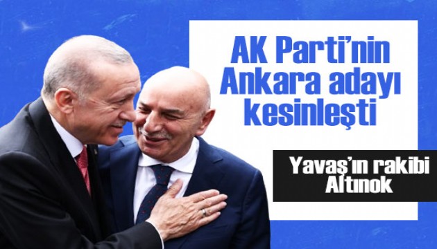 AK Parti'nin Ankara adayı Turgut Altınok!