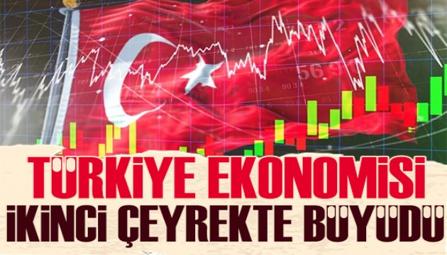 Türkiye ekonomisi ikinci çeyrekte büyüdü
