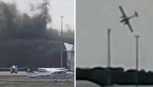 Uçak hangara çarptı: Ölü ve yaralılar var