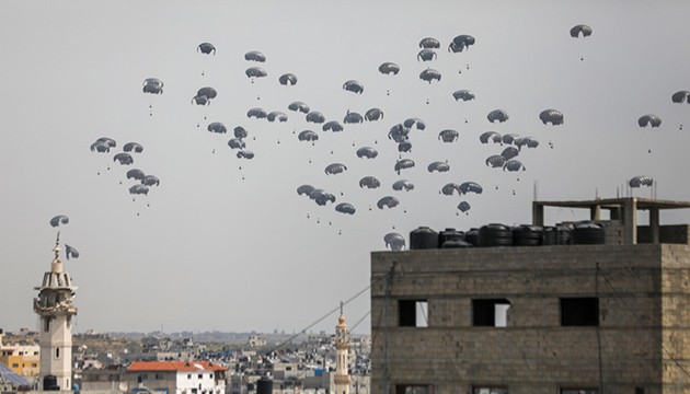 Ürdün'den Gazze'ye hava yardımı