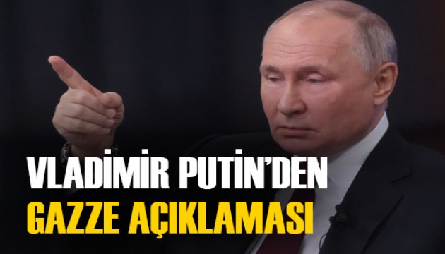 Vladmir Putin'den kritik Gazze açıklaması