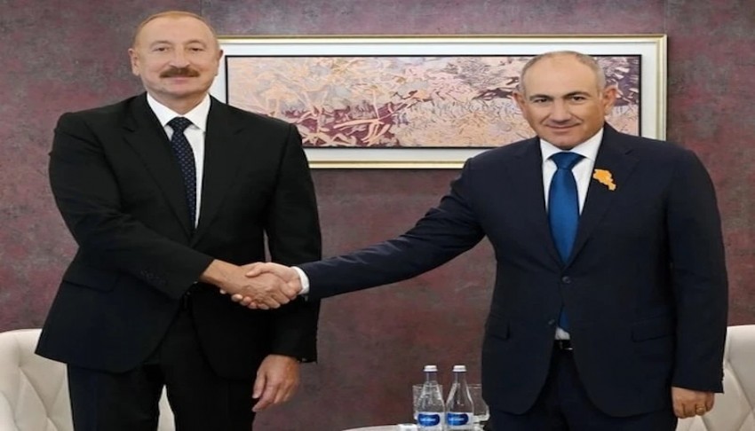 Aliyev ve Paşinyan bir araya geldi