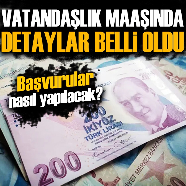 Vatandaşlık maaşında detaylar belli oldu: Başvurular nasıl yapılacak, ödemeler ne zaman başlayacak?