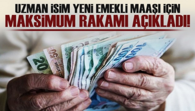 Sosyal Güvenlik Başuzmanı: Emekli ücreti en fazla 15 bin lira olabilir!