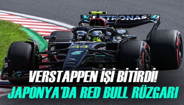 Japonya Grand Prix'sinde kazanan Max Verstappen!