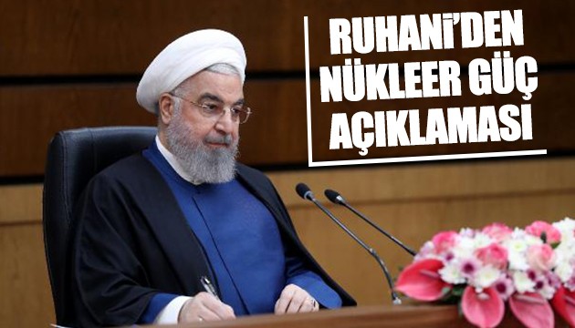 Ruhani'den nükleer güç açıklaması