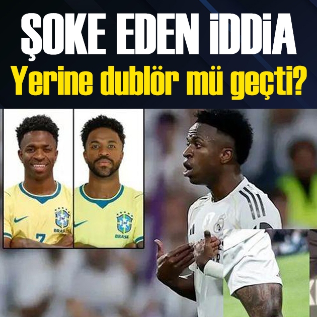 Vinicius Junior hakkında şoke eden iddia: Yerine dublörü mü getirildi?