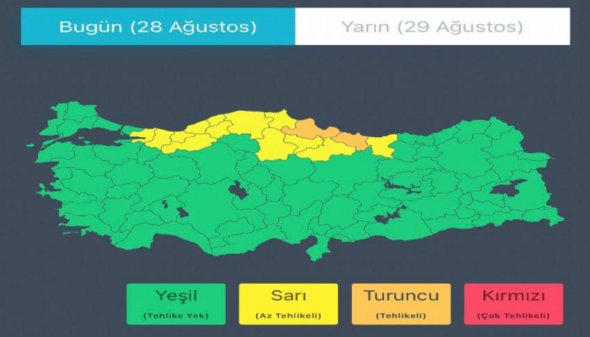 İçişleri'nden son dakika uyarısı! Çok kuvvetli yağış ve fırtına geliyor