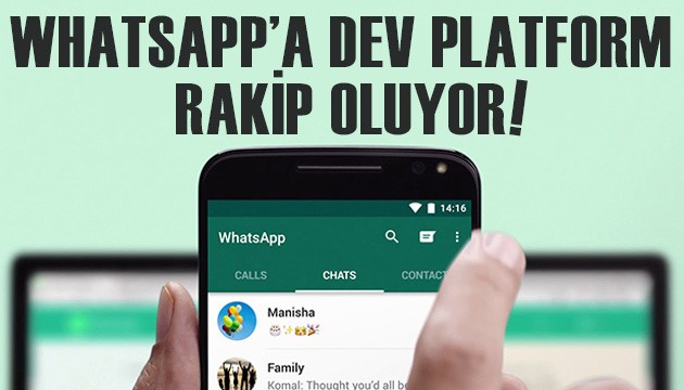 Whatsapp'a yeni rakip geliyor!