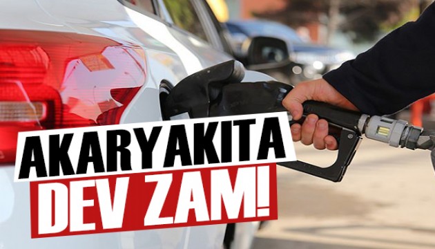 Akaryakıta dev zam geliyor!