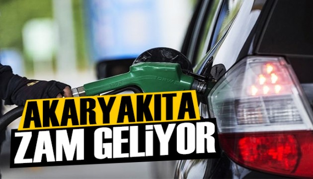 Akaryakıta zam kapıda