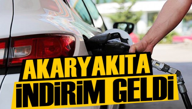 Akaryakıta indirim geldi: Pompaya yansıdı