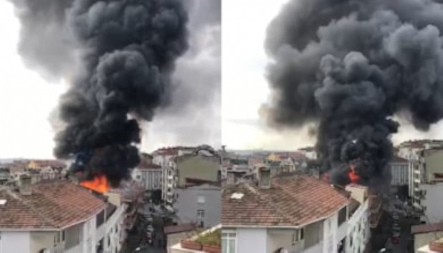 İstanbul'da korkutan yangın!